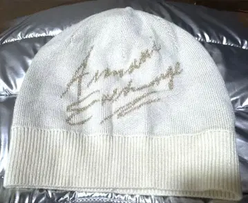 미사용 ARMANI EXCHANGE 니트 모자 one size