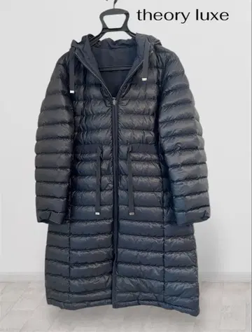 theory luxe 롱 다운 자켓