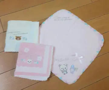 리락쿠마 타월 손수건 3개 세트