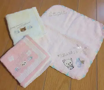 리락쿠마 타월 손수건 3개 세트