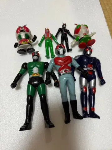 가면라이더 액션 피규어 7체 세트