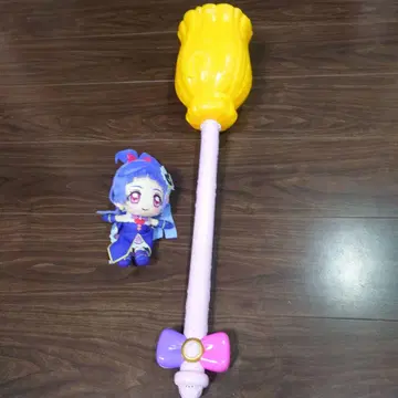 마법사 프리큐어 마법의 빗자루 큐어 마법 봉제 인형 2개 묶음 판매