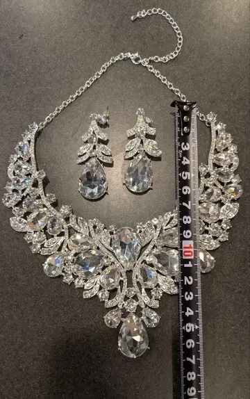 목걸이 & 귀찌 세트 파티나 콘테스트 드레스에