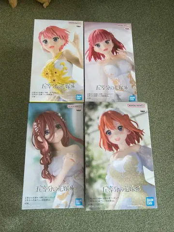 5등분의 신부 피규어 4개 세트