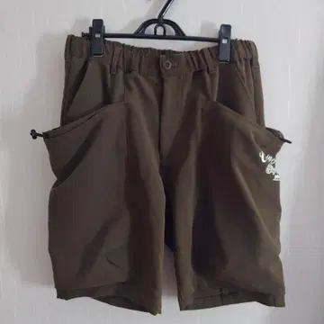 BOH 올리브색 캠핑 숏팬츠