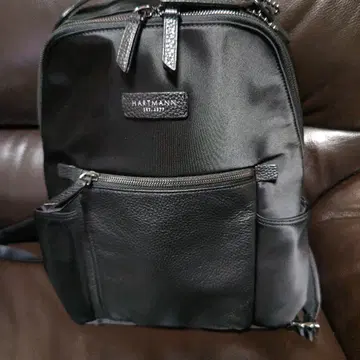 Hartmann 블랙 럭색/백팩