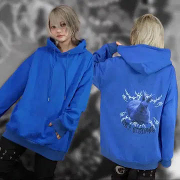 NieR REAL RABBIT DESIGN BLUE PARKA