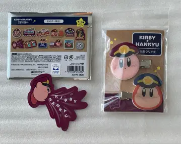 별의 커비 한큐 전차 콜라보 앞머리 클립, 스티커 세트