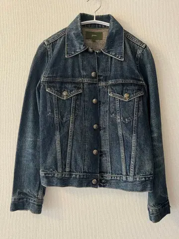 green 다크 블루 데님 자켓