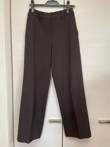 플라스테 웜 리저브 스트레이트 팬츠 (다크 브라운)