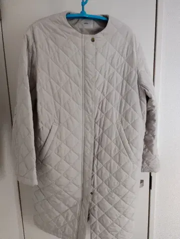 [세탁기 사용 가능] 이에나 노카라 퀼팅 코트 38