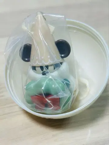 디즈니 크리스마스 리루린린 2024년 캡슐 토이 베이지 모자