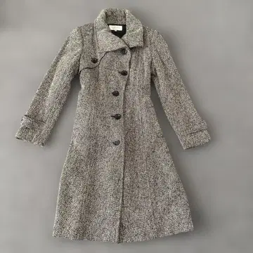 ESPRITMUR 트위드 롱 코트 11호