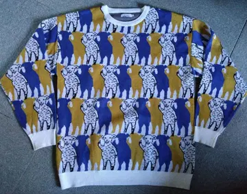 GRANIPH 총무늬 니트 XL 라무 초프 그라니프 한정판