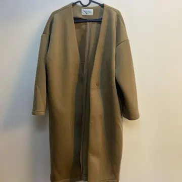 르 쿠르 블랑 노카라 코트 베이지