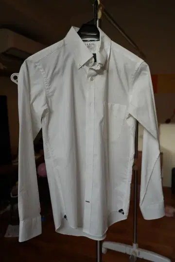 [ 6벌 세트 ] 화이트 체크 긴팔 셔츠