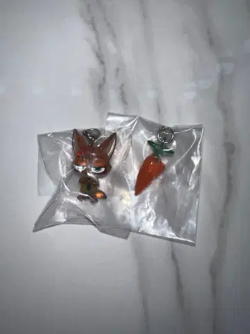 주토피아 쥬토피아 메지루시 액세서리 2종 세트 닉 당근