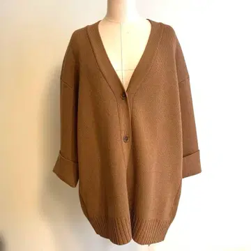 노블 NOBLE 브라운 가디건 새상품급