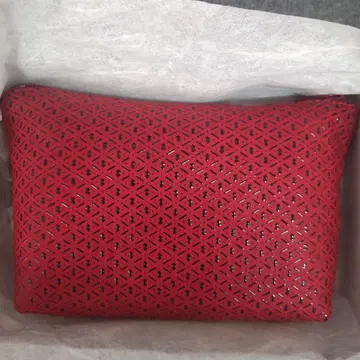 인덴 인덴야 표주박 패턴 파우치 빨간색 [미사용 새상품]