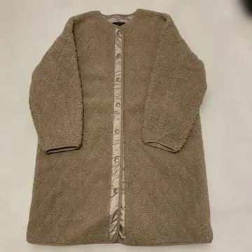 베이지 퀼팅 자켓