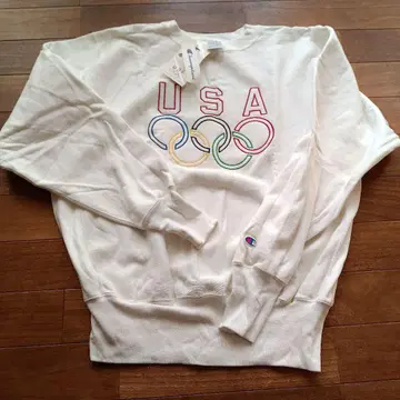 90년대 챔피온 올림픽 리버스 위브 맨투맨 USA제
