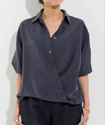 L'Appartement / SILK 2WAY SHIRT