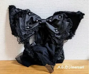 산리오 쿠로미 베일 부착 머리띠