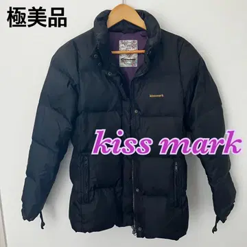 [ 미사용품 ] kiss mark 블랙 다운 자켓 L 사이즈