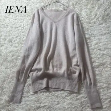 IENA 이에나 캐시미어 V넥 풀오버 캐시미어 100%