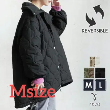 reca 리버서블 스탠드 카라 몬스터 코트
