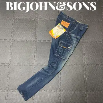 BIGJOHN&SONS 카고 팬츠 데님 팬츠 빅존 스트레치