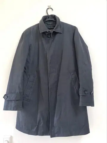 블랙 스텐카라 코트 23구 라이너 포함