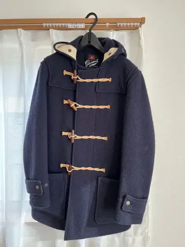 Gloverall 글로버올 더플 코트 네이비 미드몬티