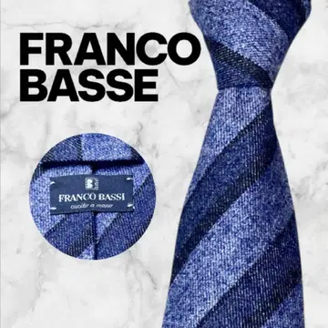 FRANCO BASSI/프랑코 바시 넥타이 네이비 스트라이프