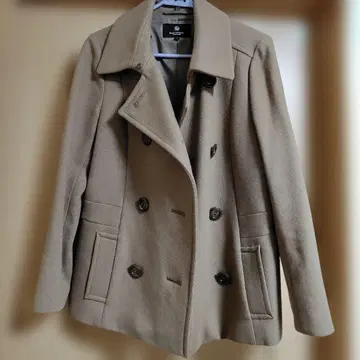 BEAUTY & YOUTH 퍼 장식 피 코트 M 사이즈