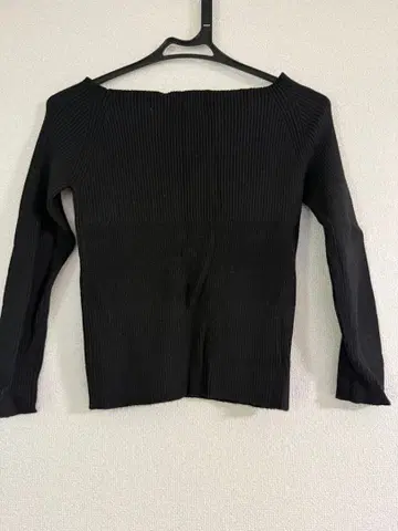 FRAY I.D 긴팔 니트 블랙