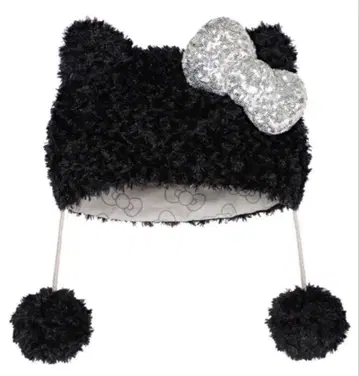 유니버셜 USJ 키티 팬캡 블랙