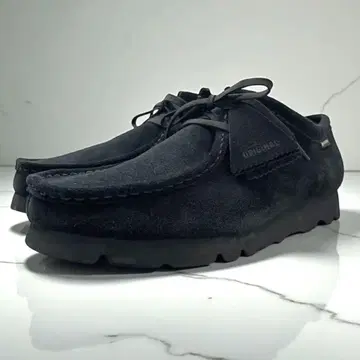 클락스 오리지널 왈라비 부츠 GTX 27cm 상당 블랙 스웨이드