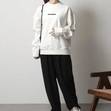 JIL SANDER 화이트 트레이닝복