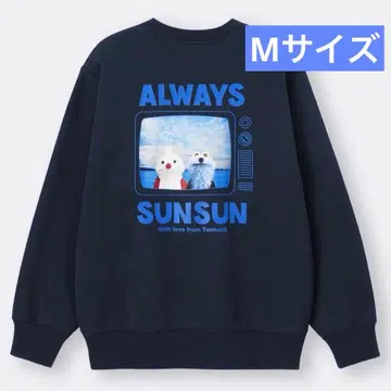 헤비웨이트 맨투맨 풀오버 퍼펫 스 M 사이즈 GU