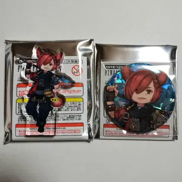 FF14 아크릴 블록 캔뱃지 2종 세트 그라하 티어