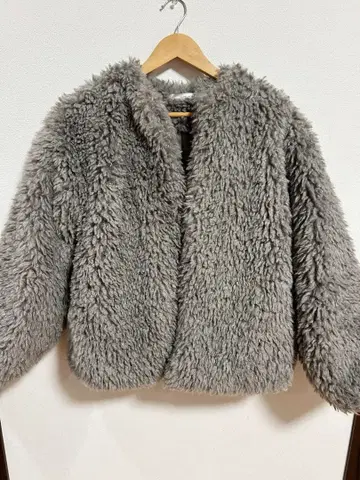 ELENCARE DUE 보아 자켓 그레이