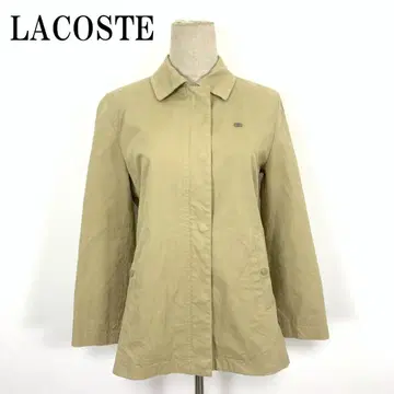LA8658 라코스테 얇은 소재 자켓 베이지 코튼 40