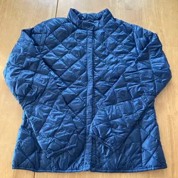 컨디션 최상 UNIQLO XL 네이비 퀼팅 다운 자켓 컴팩트