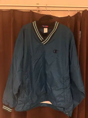 00s Champion V넥 나일론 자켓 풀오버