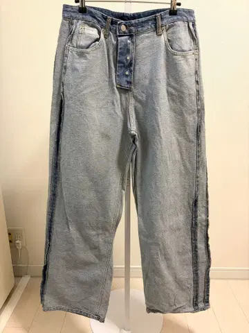 인사이드 아웃 데님 뒤집은 팬츠 노브랜드