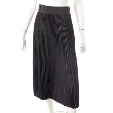 HYKE TAFFETA PLEATED SKIRT