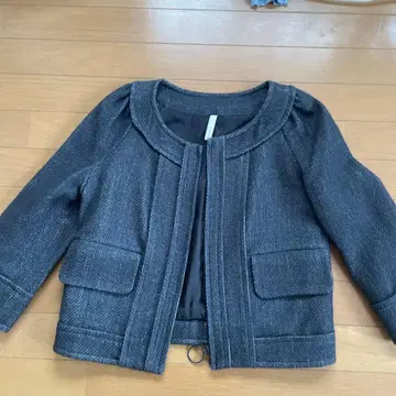 UNTITLED 노카라 자켓 그레이