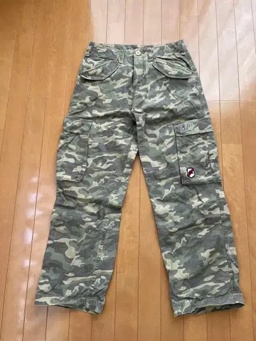 퀵실버 카고 팬츠 카모 패턴 남성용 사이즈 31