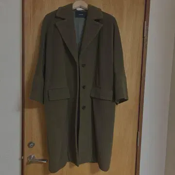 프레임워크 카키 롱 코트